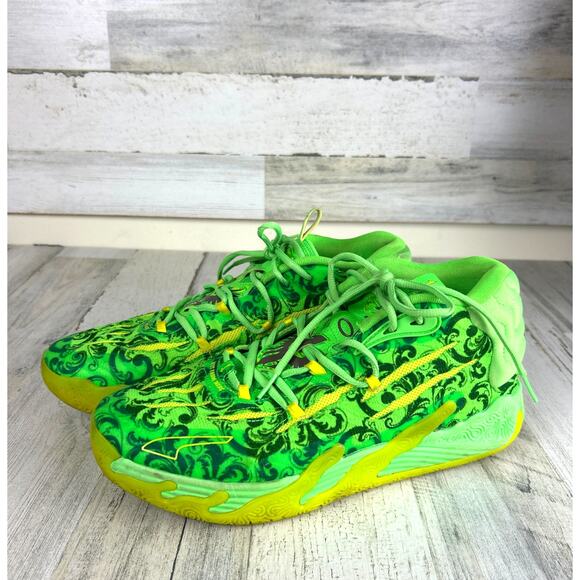 PUMA x LaMelo Ball MB.03 LaFrance Mens 11 Green Basketball Sneakers Athletic - Picture 1 of 10